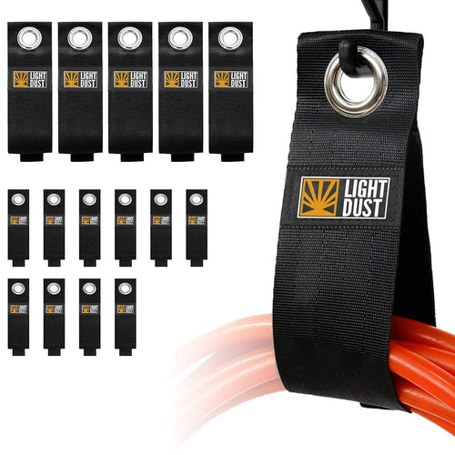 15PCS Heavy Duty Storage Straps Garage Organization Tool Organizers and Storage Fastening Straps Cord Wrap Keeper Cable Straps for Cords Hoses Rope RV Boat and Garage Storage and Organization