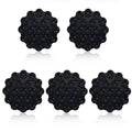 5pcs Silicone Suction Cup Phone Holders Multipurpose Phone Suction Mount for Car Phone Mini Suction Cup Mat Suction Phone Case Self-Adhesive Support for Mobile Power (Black)