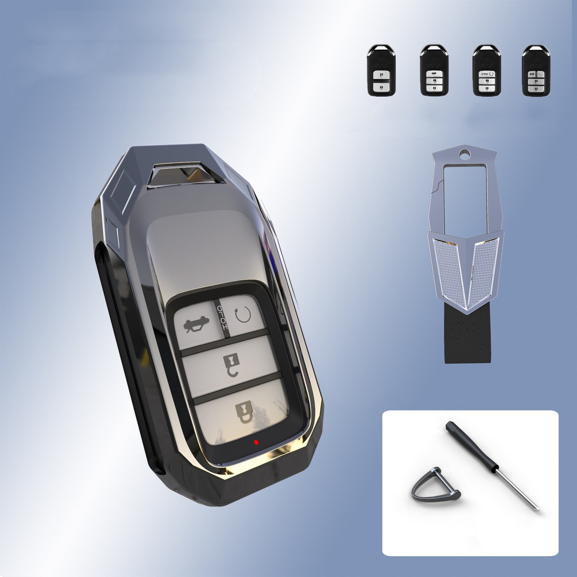 Car Key Cover for Honda Civic, CR-V, Accord, and More
